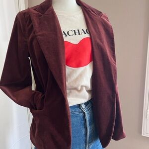 DR2 Velvety Brown Blazer Jacket